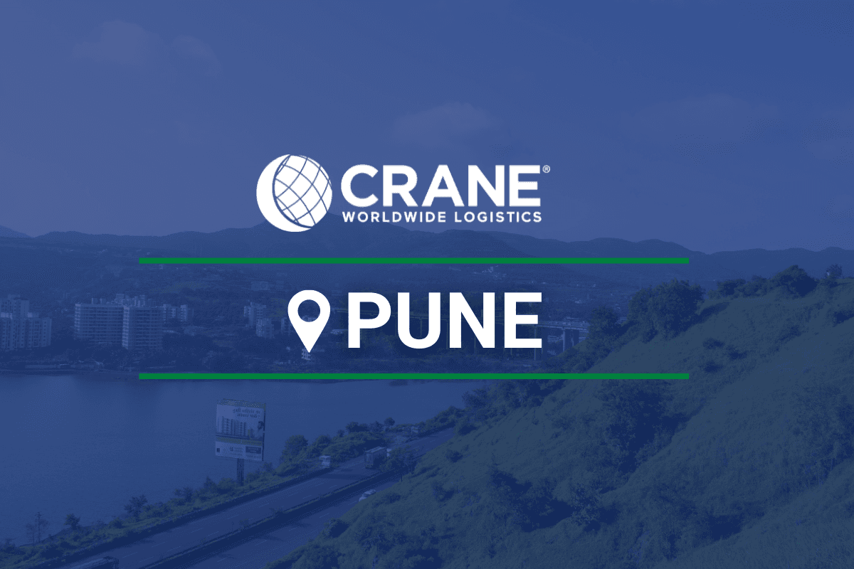 Pune, India: horizonte urbano y puerta de entrada logística.