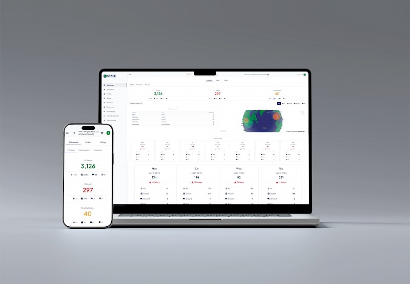 Crane Worldwide Logisitics C-View UI
